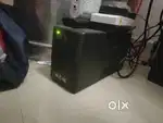 Desktop computer full. With ups
