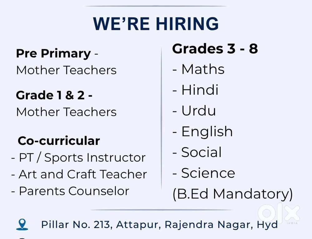 Hindi Teacher - International CBSE school