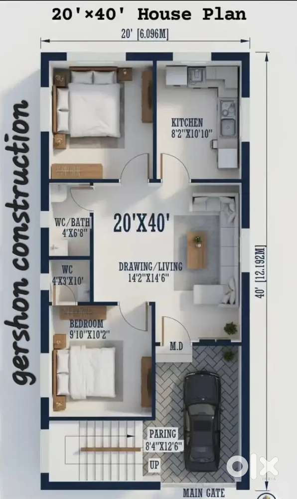 Individual new constructed house for lease at redhills alamathy