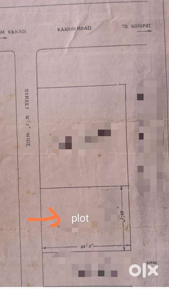 Plot for sale 35000/yard