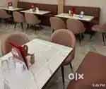 Sofa and dining table