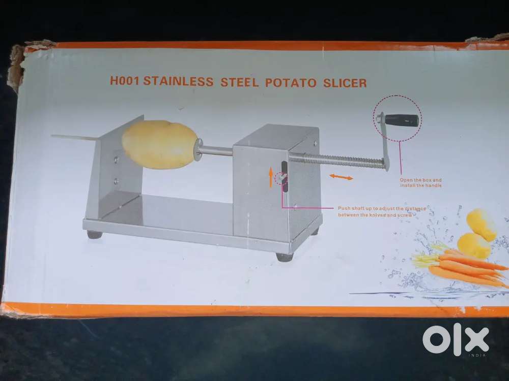 Stainless steel patato slicer