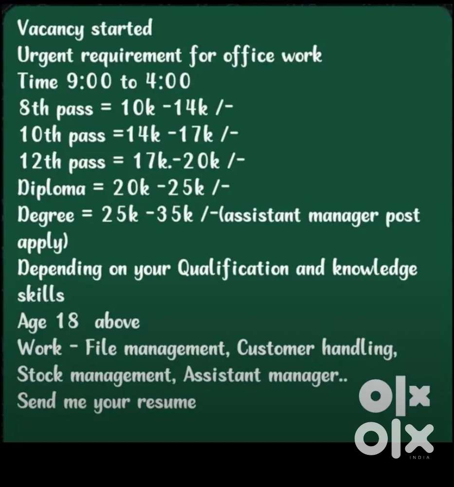 Office work