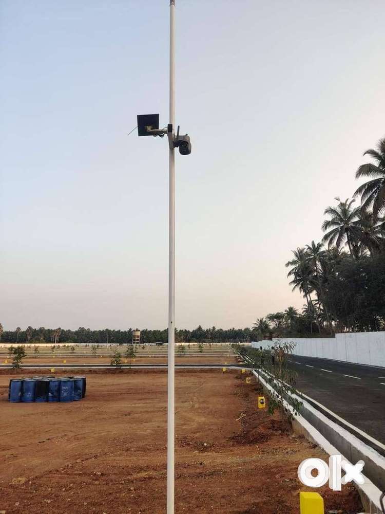 KARPAGAM CLG NEAR LOW INVESTMENT PLOT FOR SALE IN MADUKKARAI ON ROAD