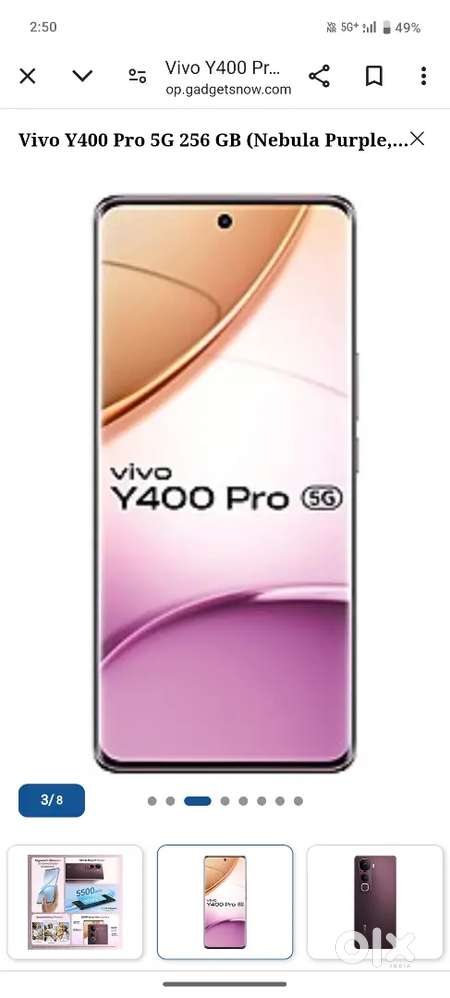Vivo Y400 pro 5g
