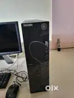 Computer: mouse, keyboard, monitor, and CPU I5