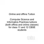 Computer Science and Informatics Practices tuition