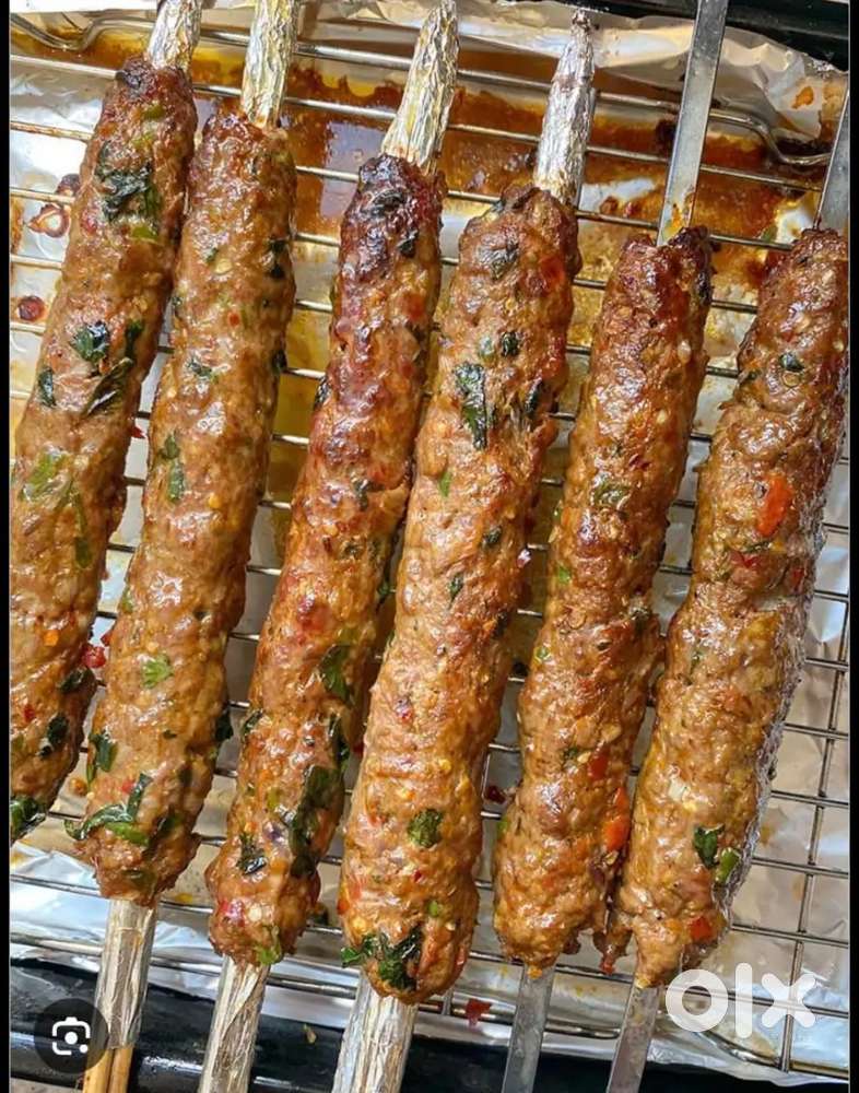 Seekh kabab barbecue maker cook at Alumkootam,cherukara,perinthalmanna