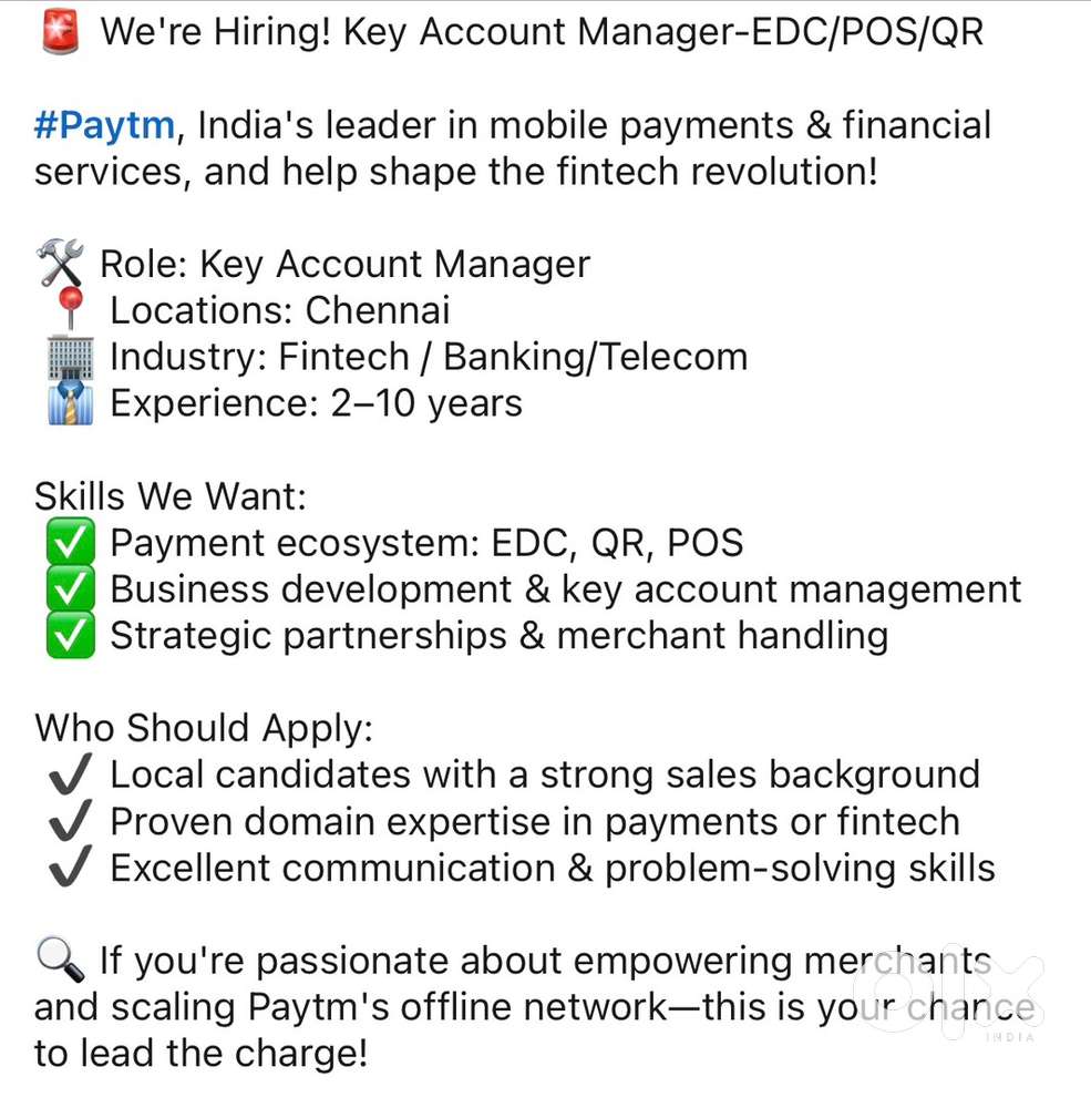 Key Account Manger