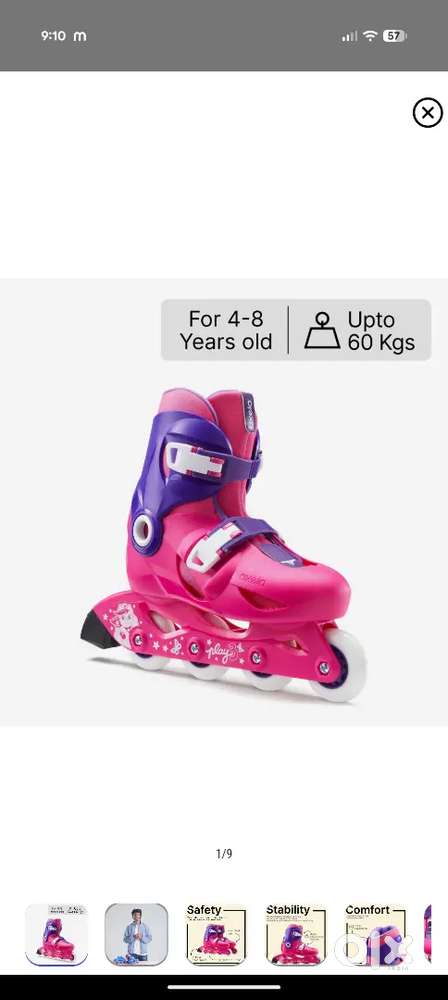Sketing for age 4 to 8 60 kg with safety guards healmate