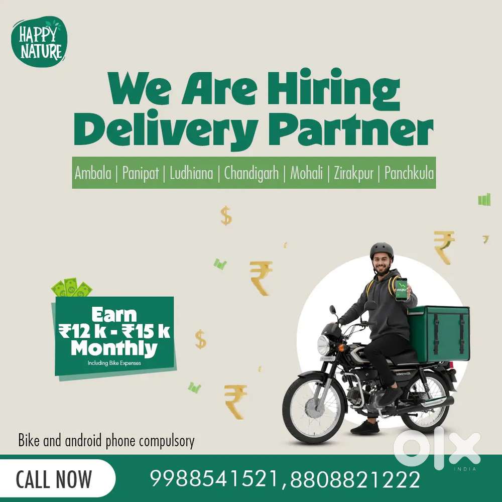 delivery boy hiring