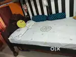 4/6 Cot with Mattress & 2 Pillows