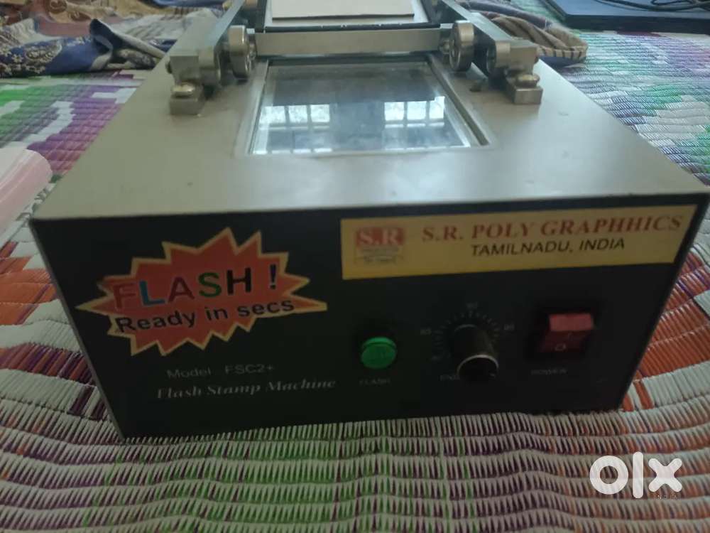 Rubber stamp mechanine