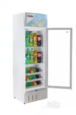 harier glass door fridge