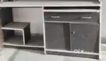 Small Wooden Cabinet Table Rack With Boxes