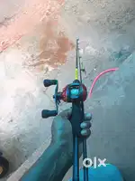 Bait caste fishing combo lucana predator daiwa cross fire