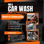 Daily car cleaning