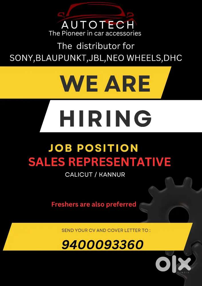 SALES EXECUTIVE NEEDED