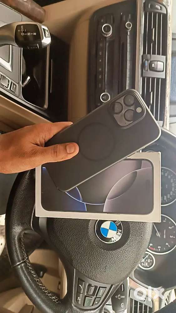 Iphone 16 pro max Black 256Gb Indian with box & bill warranty left