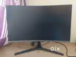 Under warrently Samsung curved display monitor with hdmi cable