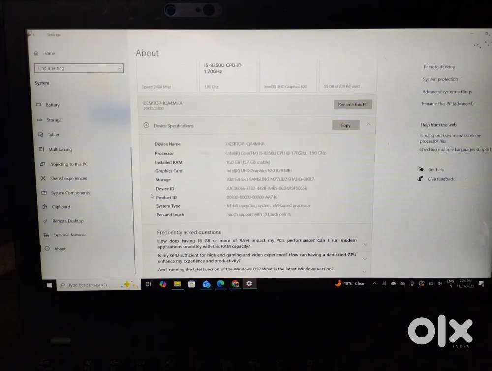 Lenovo X280 touch screen,Thinkpad