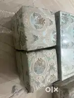 L shape sofa with table
