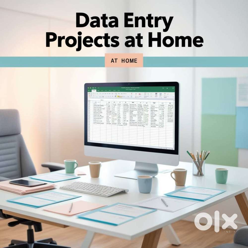 Data Entry Projects At Home with your own computer