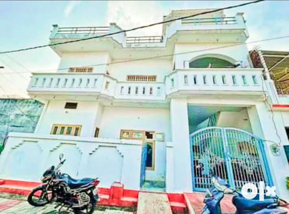 Triveni Nagar 1st, Independent CORNER Side Double Storey White Villa