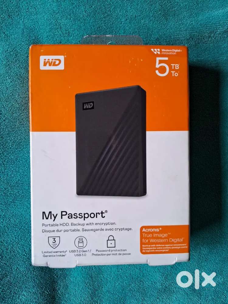 WD 5 TB EXTERNAL HARD DRIVE