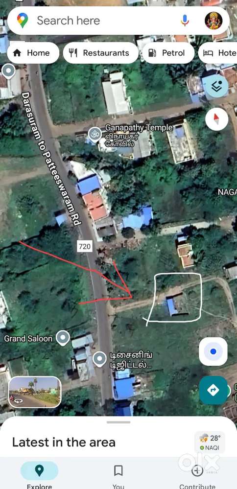 LAND SALE IN KUMBAKONAM, DHARASURAM