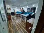 Office on rent fully furnished 1 cabin 12 seats at off CG Road