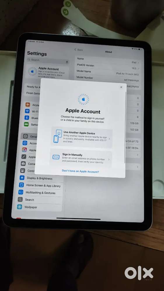 Ipad Air M3 11 inch 128GB
