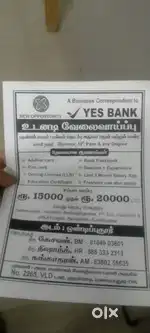 New Opportunity yes Bank