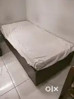 Single bed with storage and matress