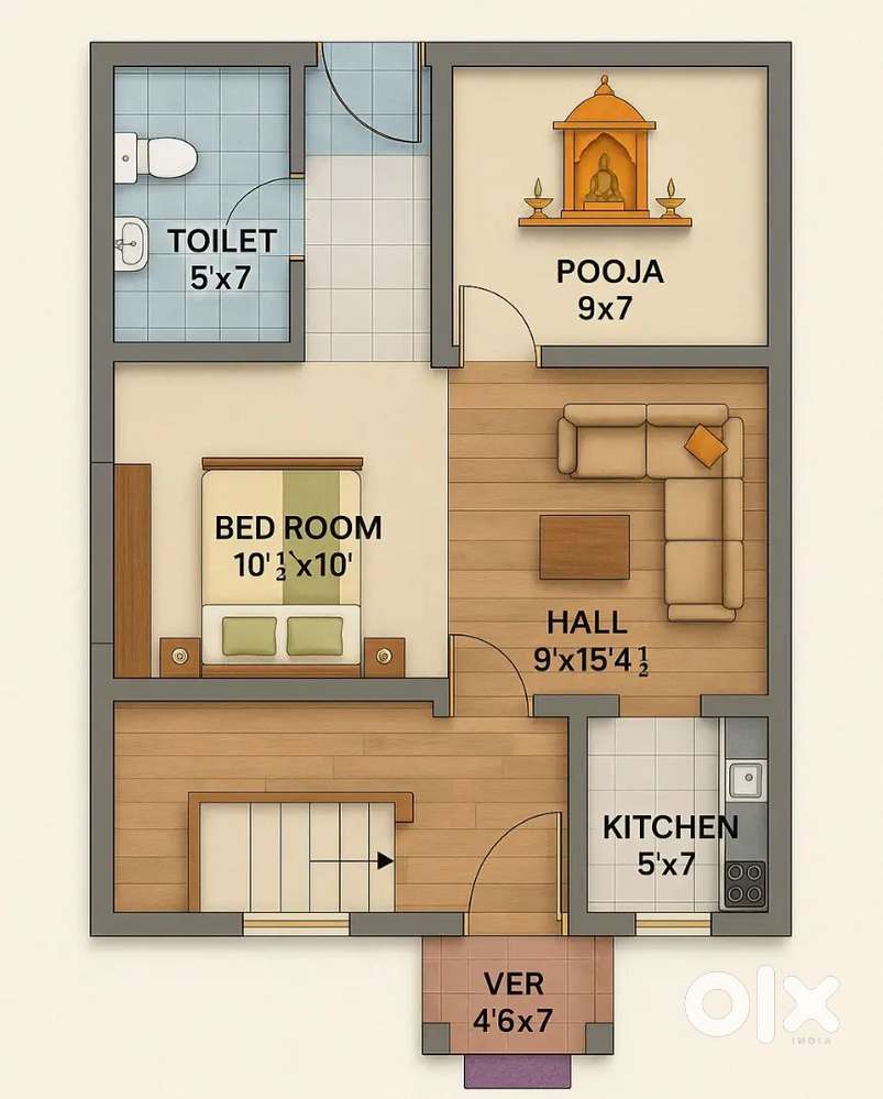 Independent House - 2 BHK