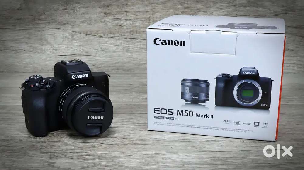 Canon M50 mark 2 with 50mm Lense and Viltrox Adaptor