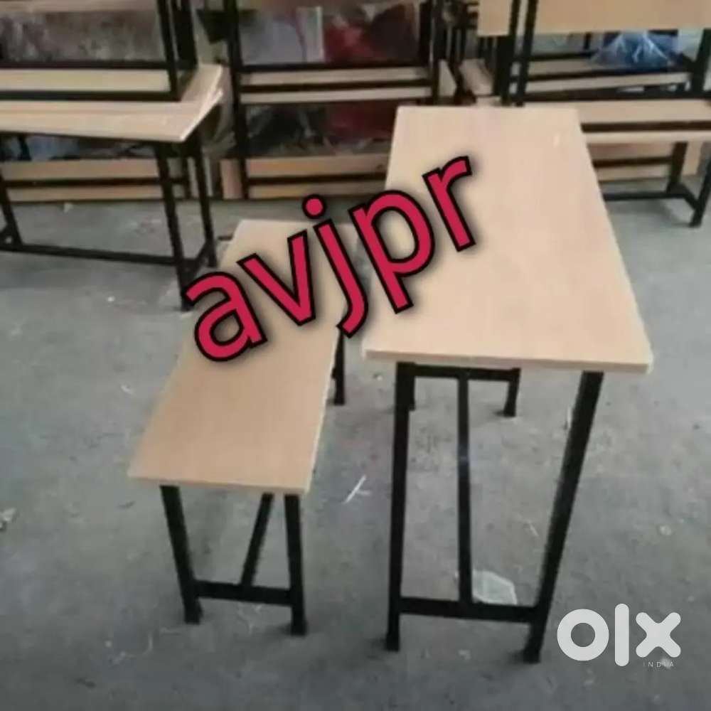New tuition furniture Play School furniture iron frame table set