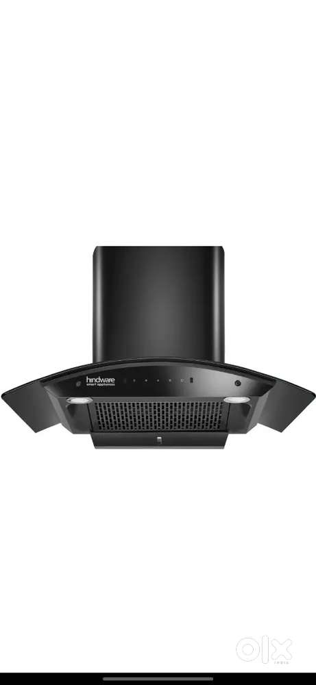 Hindware chimney  ripple blk plus autoclean 90 cm