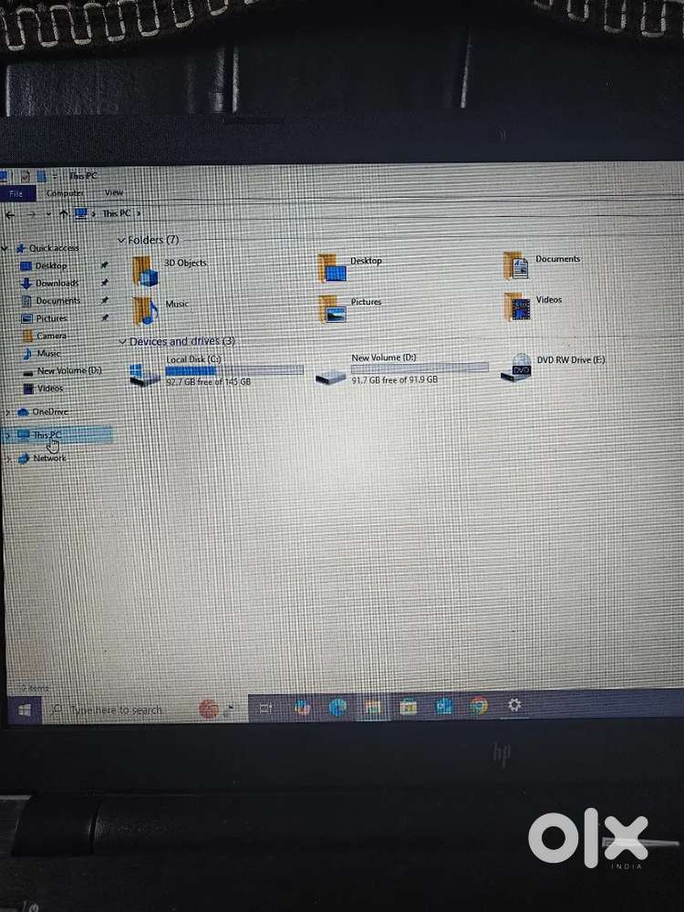 Hp Laptop i3 256GB SSD