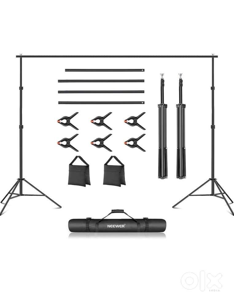 Heavy Quality Studio Stands with Backdrops & Accessories