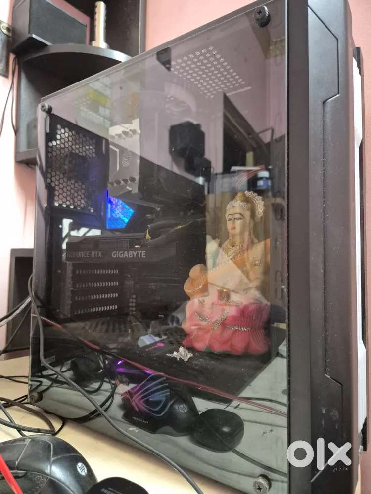 Gaming CPU Setup with Graphics Card