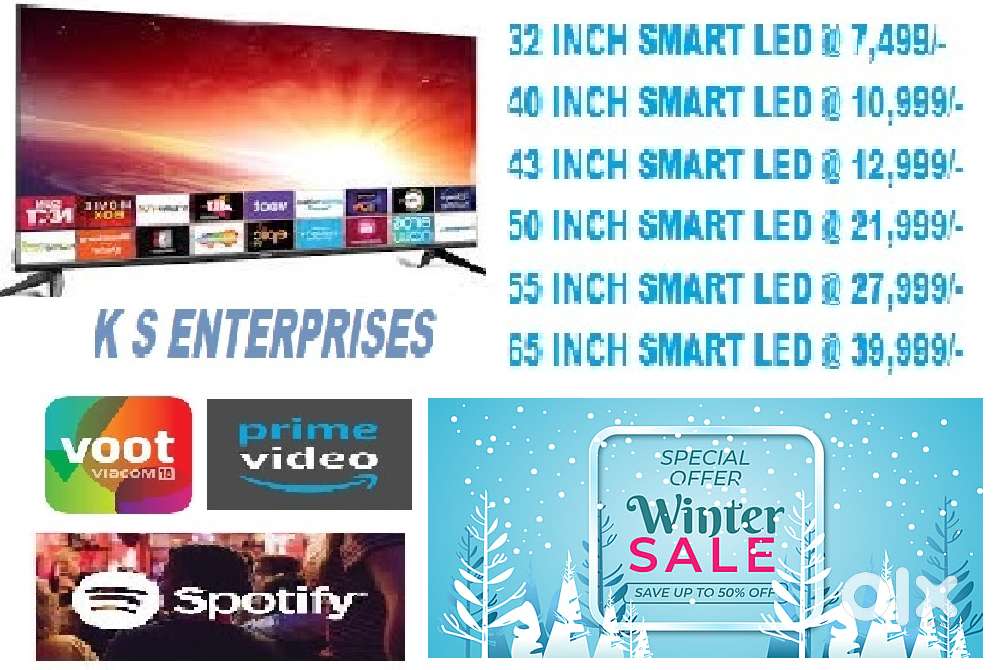 OFFER 50 INCH GOOGLE TV, 4K UHD, VOICE COMMAND @ 21,999/- ONLY