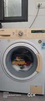 Fully automatic front load washing machine 6kg 1000rpm hot