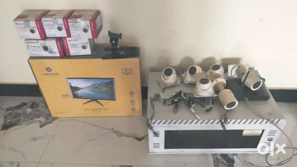 CCTV camera and monitor full kit for sale