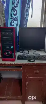 Dell Square Monitor and Desktop PC
