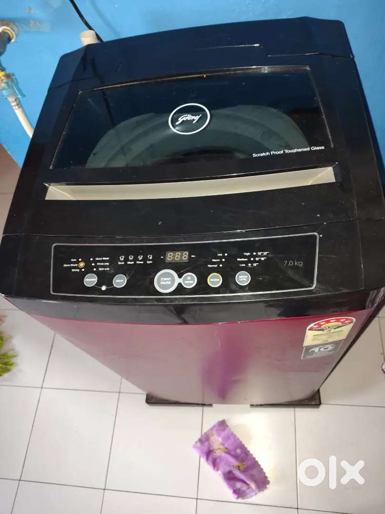Godrej automatic washing machine 1 saal huva hai 2 saal ki waranty hai