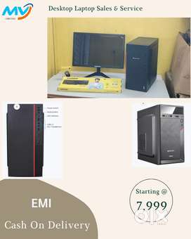 CPU  Monitor  Ram - 4Gb DDR3  Hard Disk - 500GB  Power Cable  Ms Offic