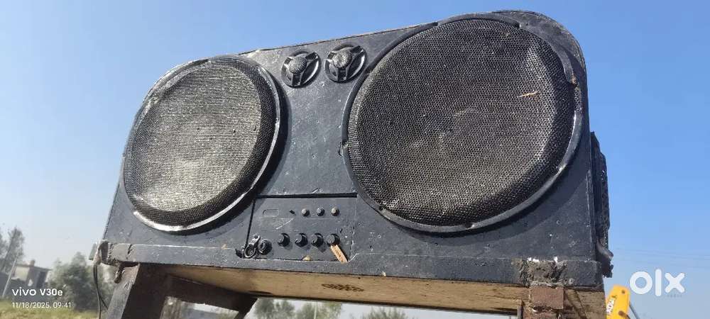 Tractor music system 16 inches double speaker 4 side speaker