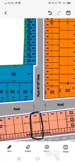 Men road ka pilot agra road se 600 mintr andr jatwada 275 gaj
