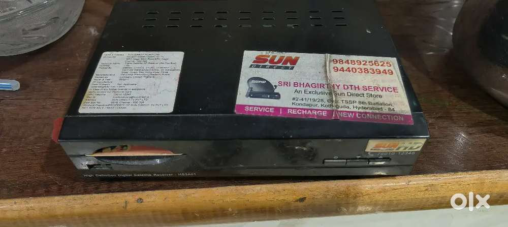 Sun Direct HD/SD Settip Box